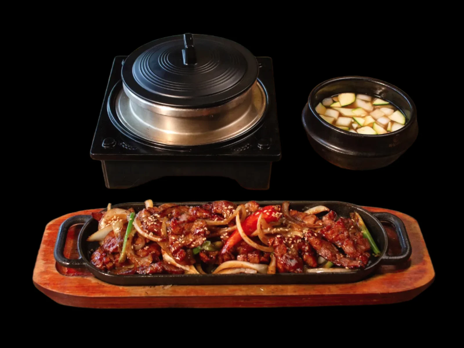 Pork Collar Combo 돼지갈비 정식