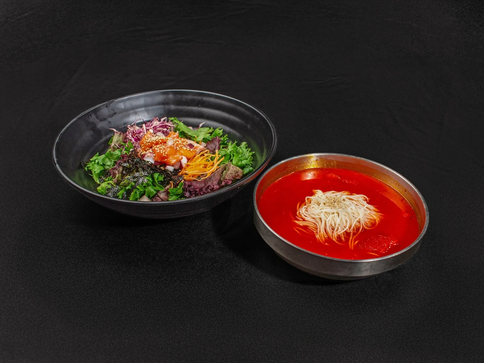 Spicy Sashimi Cold Noodles (Mulhoe)