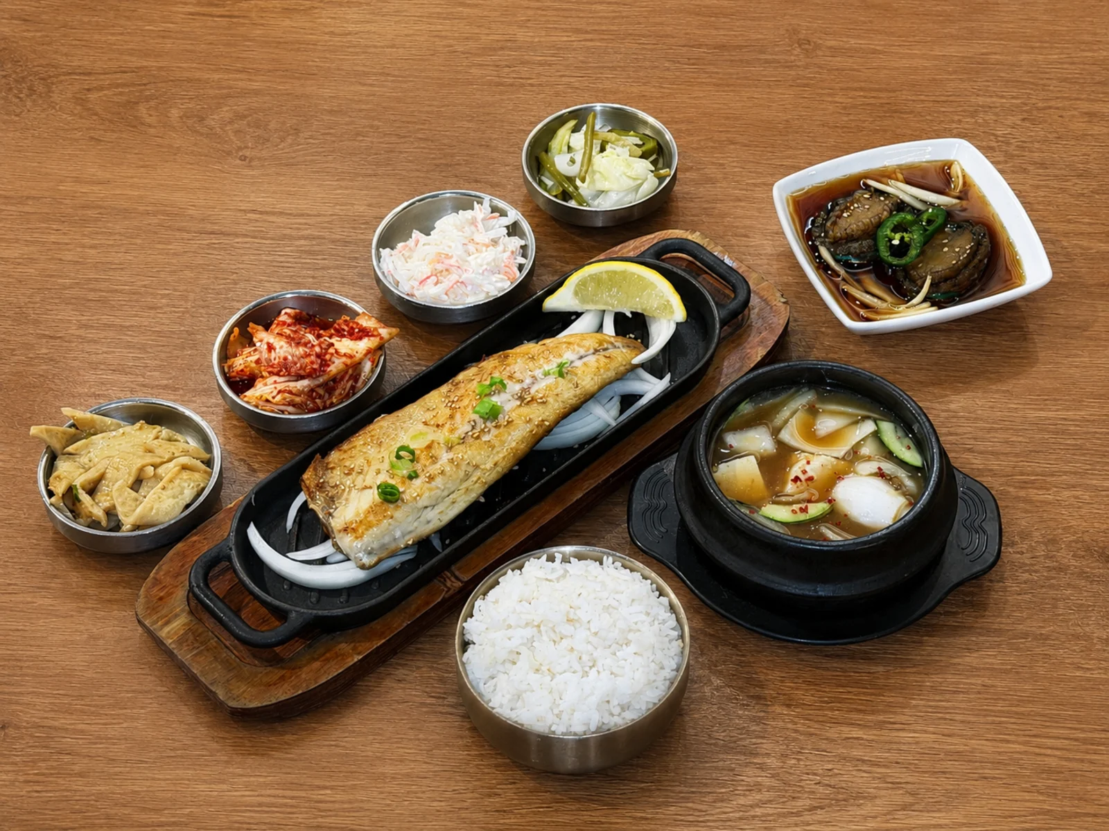 Grilled Mackerel Set (For 1)