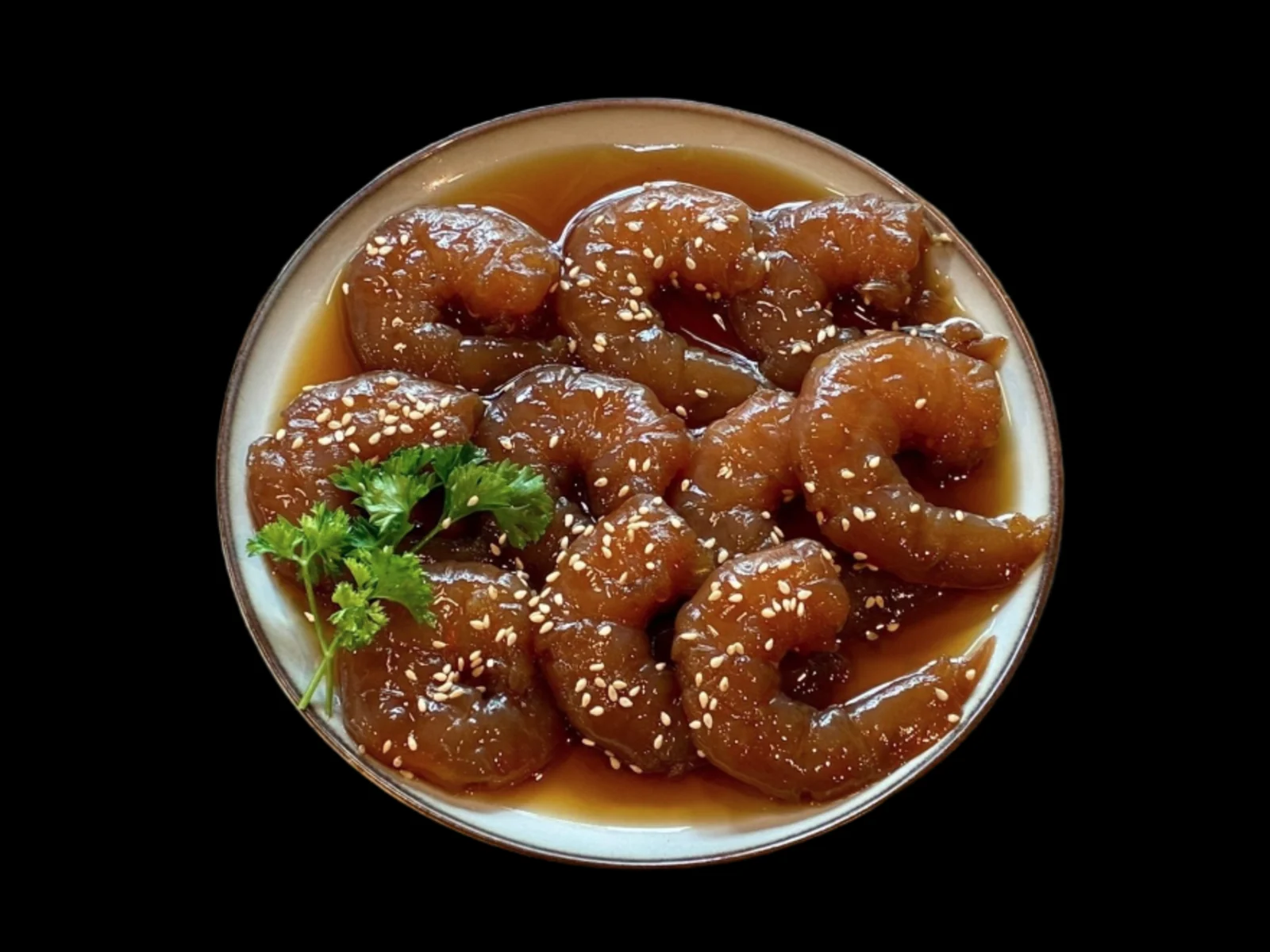 Soy Marinated Raw Shrimps 간장새우장
