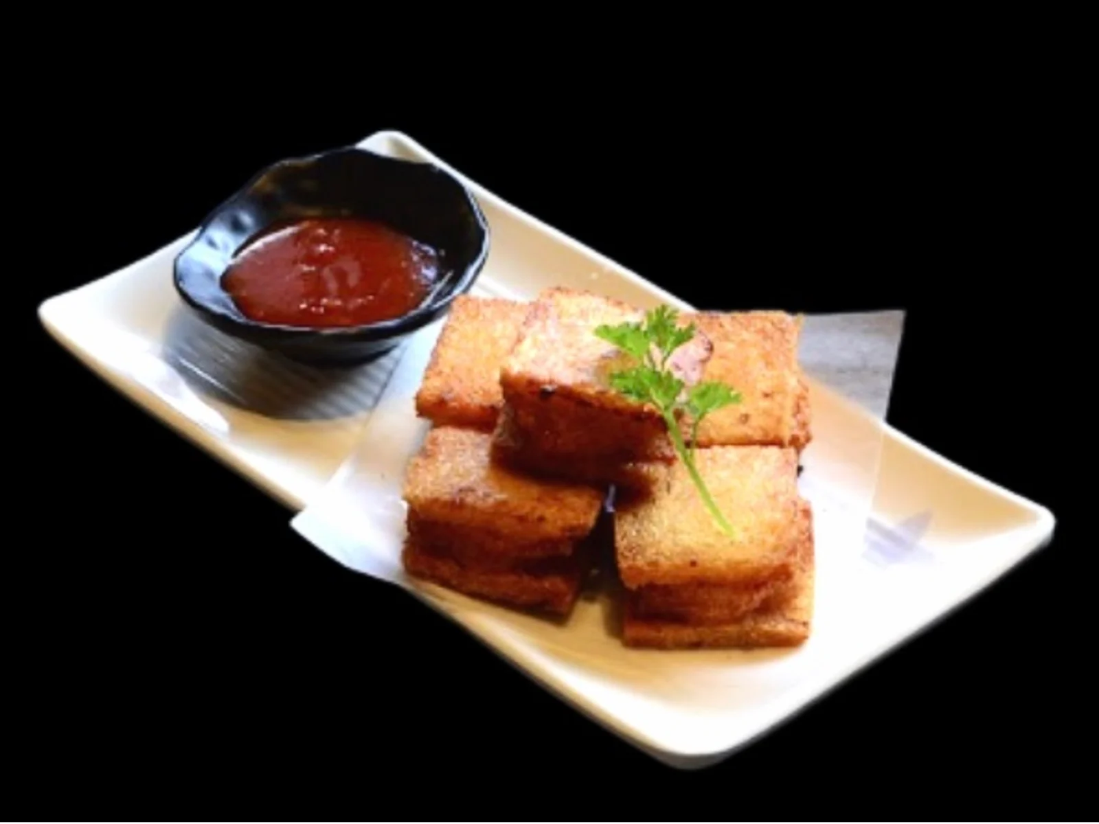 Fried Shrimp Toast (멘보샤) 5 Pcs