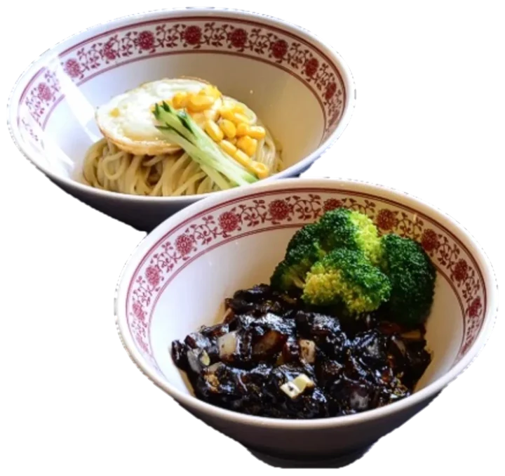 Vegetable Stir-Fried Black Bean Noodle (야채간짜장)
